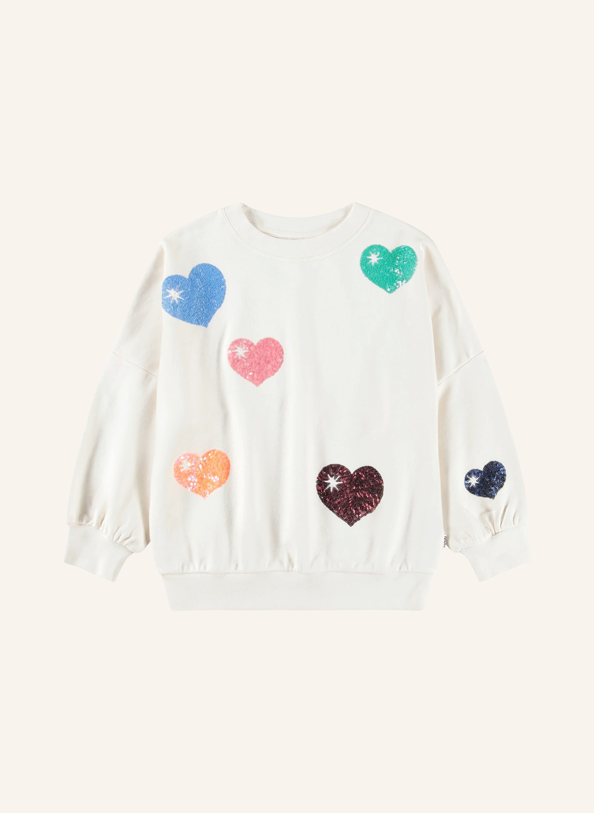 molo Sweatshirt mit Pailletten