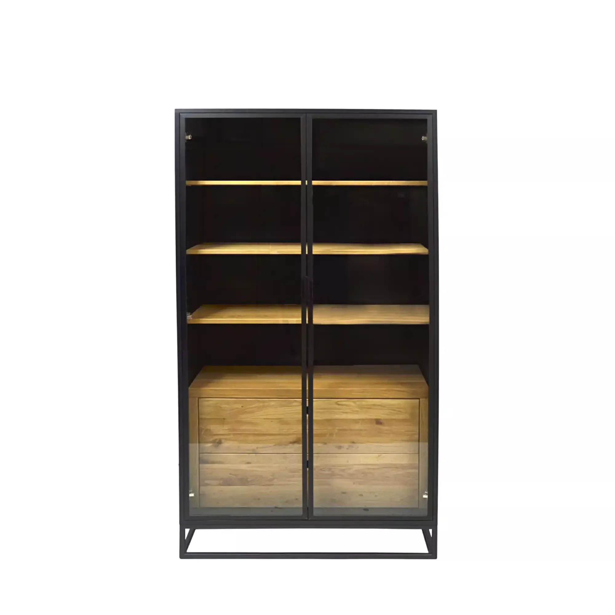Witryna loft drewniana w industrialnym stylu CARLA I