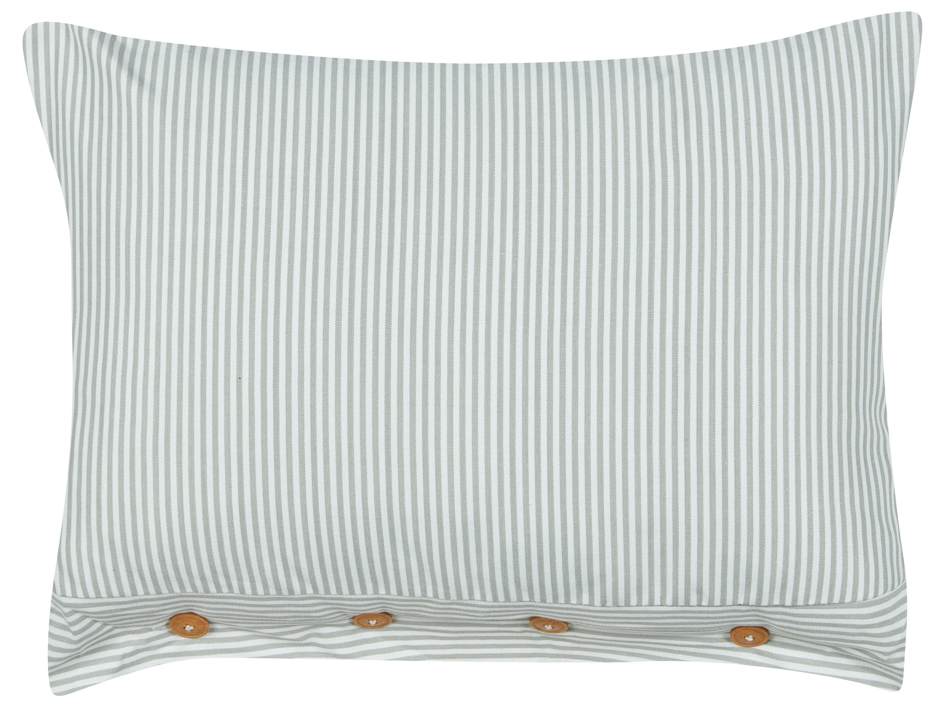 Throw Cushion SEBRINE 40 x 60 cm Mint Green Striped