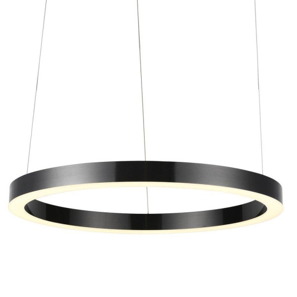 LAMPA WISZĄCA tytanowa LED CIRCLE 100cm nowoczesna
