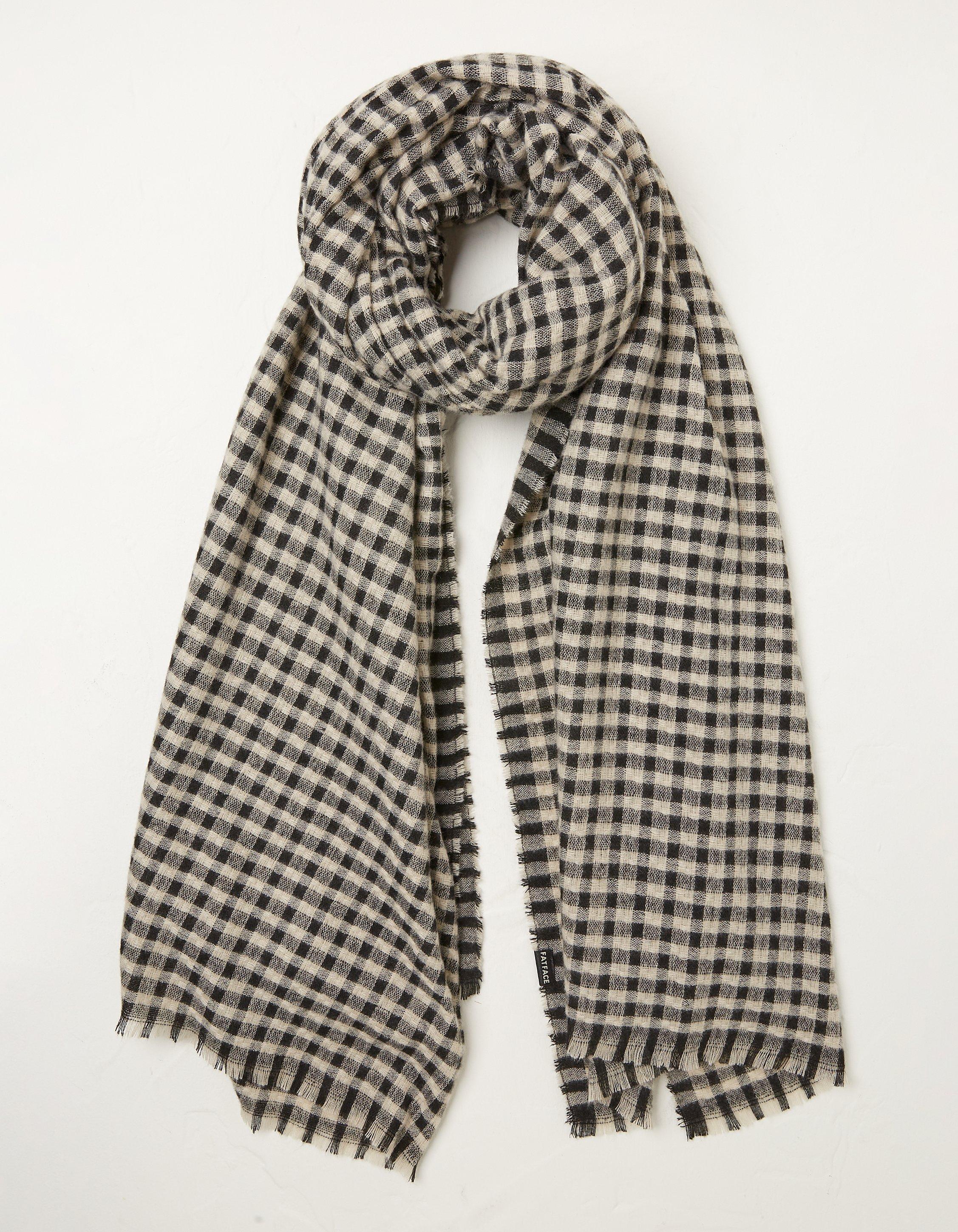 Gingham Check Scarf