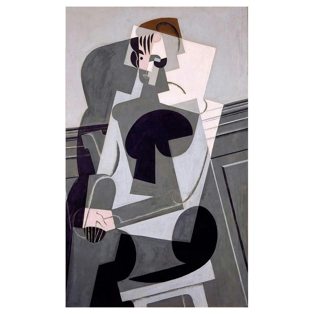 - Tableau Portrait de Madame Josette Juan Gris 60x100cm