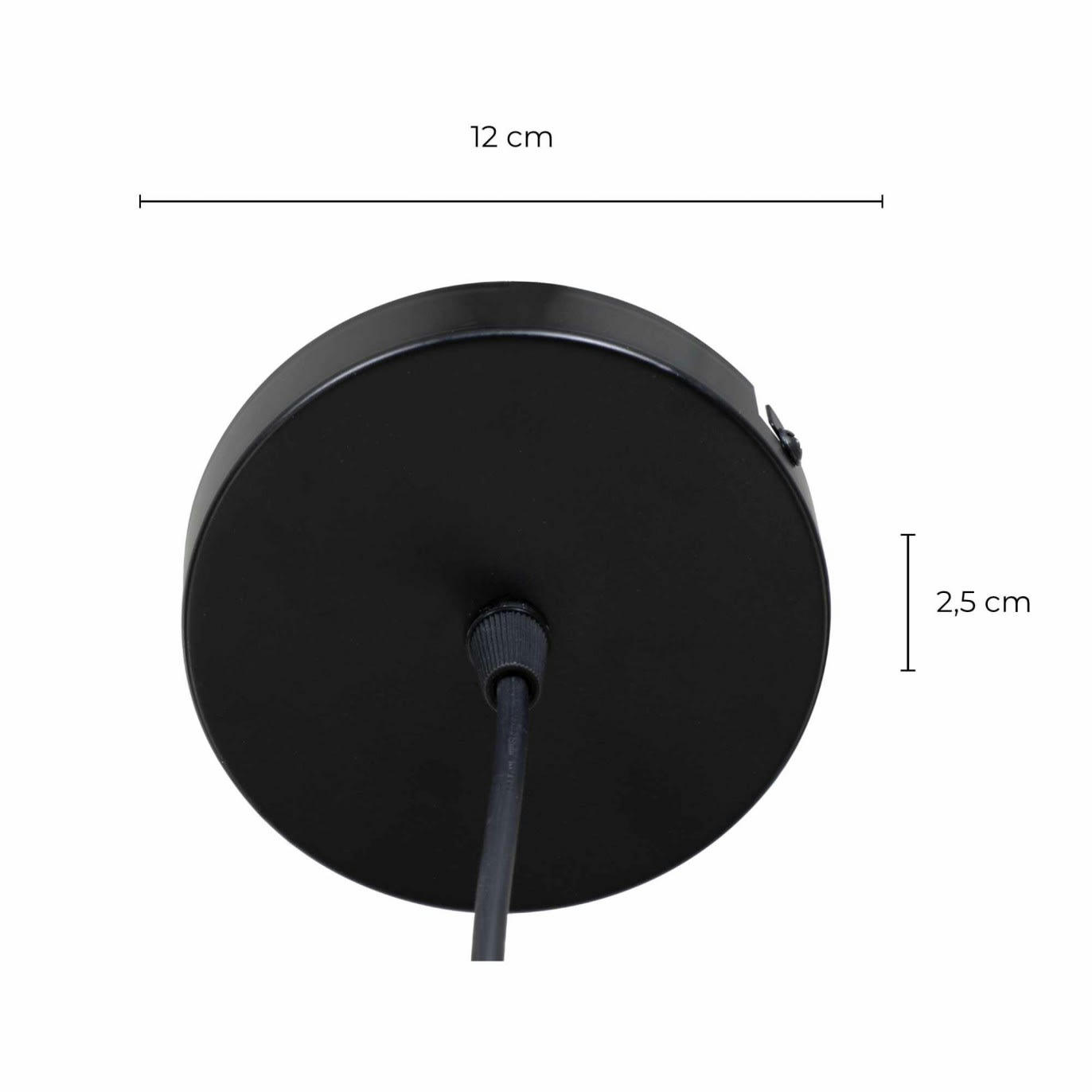 BABOL - Suspension en métal perforé cuivré