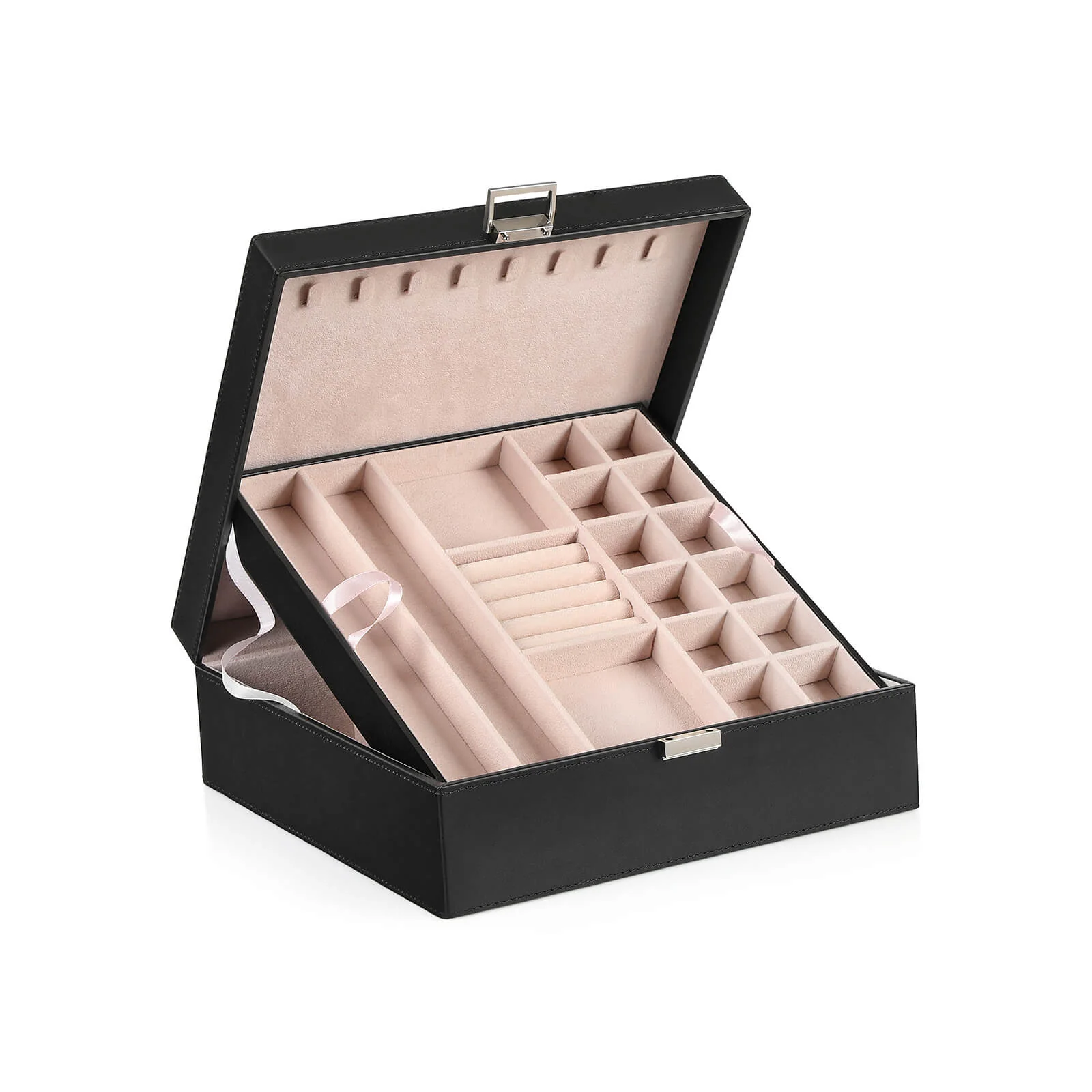 Boîte à bijoux à 2 niveaux