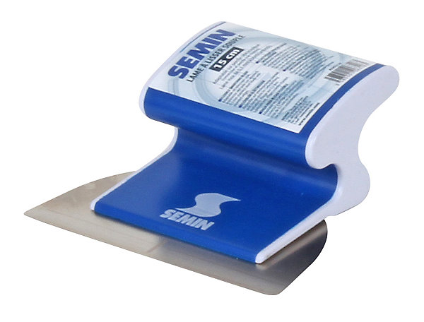 Lame CE 78 pour Enduire et Lisser Semin, 15 cm etRouleau pour Application d'Enduit ou de Peinture, 23 cm