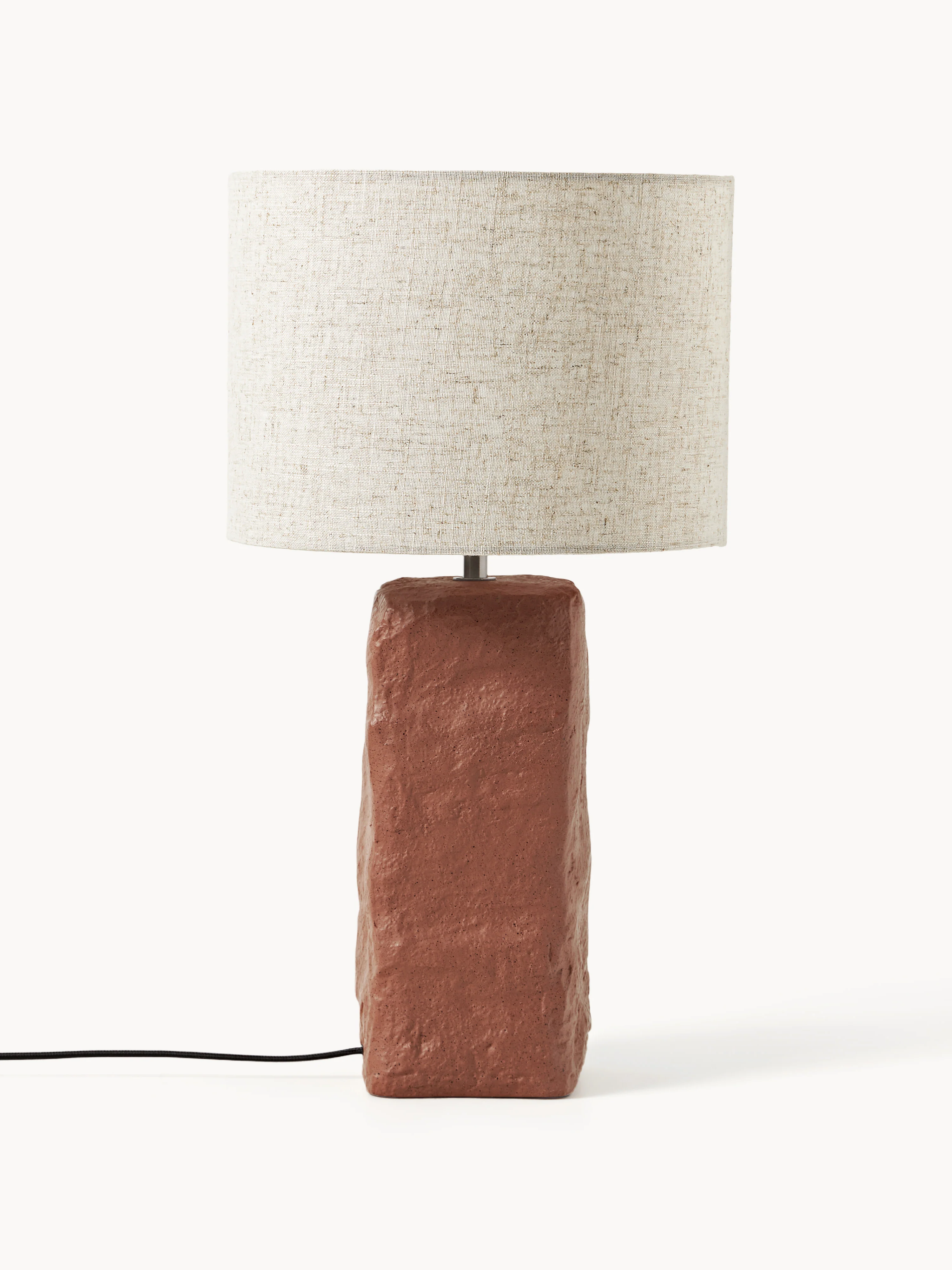 Große Tischlampe Kiri mit Betonfuß