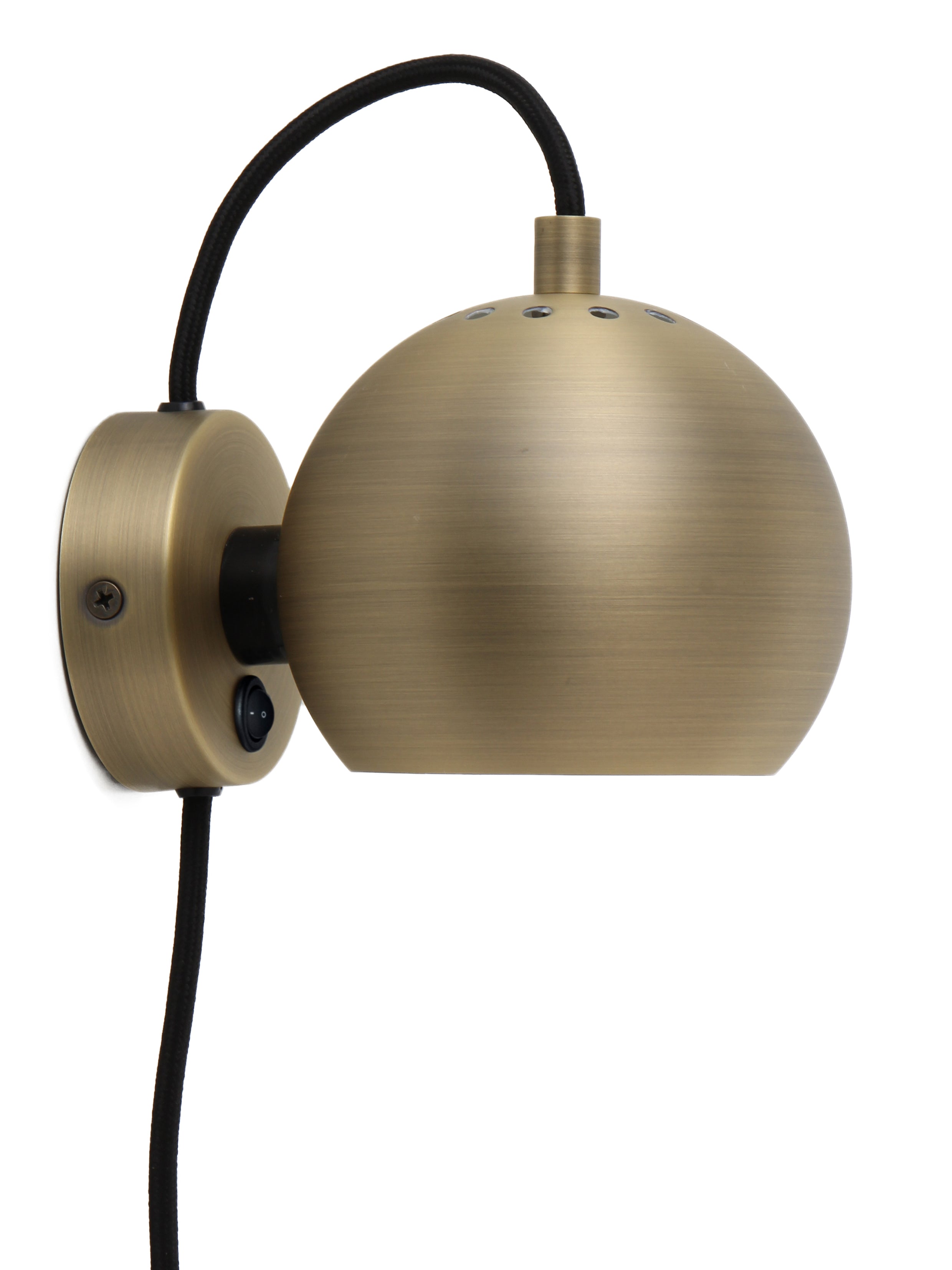 Frandsen wandlamp Ball - goud - 16x12x10cm