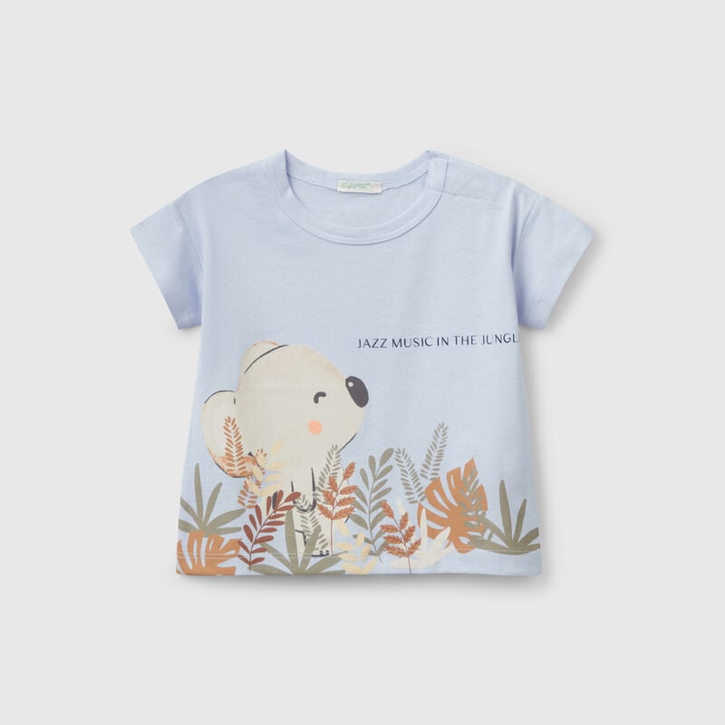 Boxy fit t-shirt with print