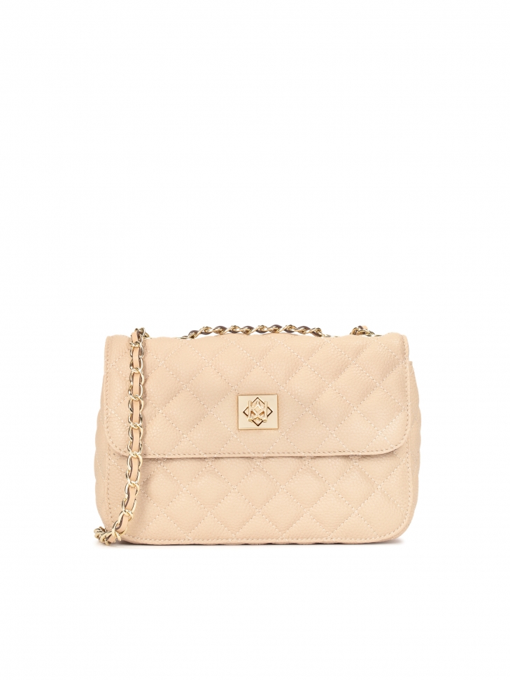 Quilted soft leather bag