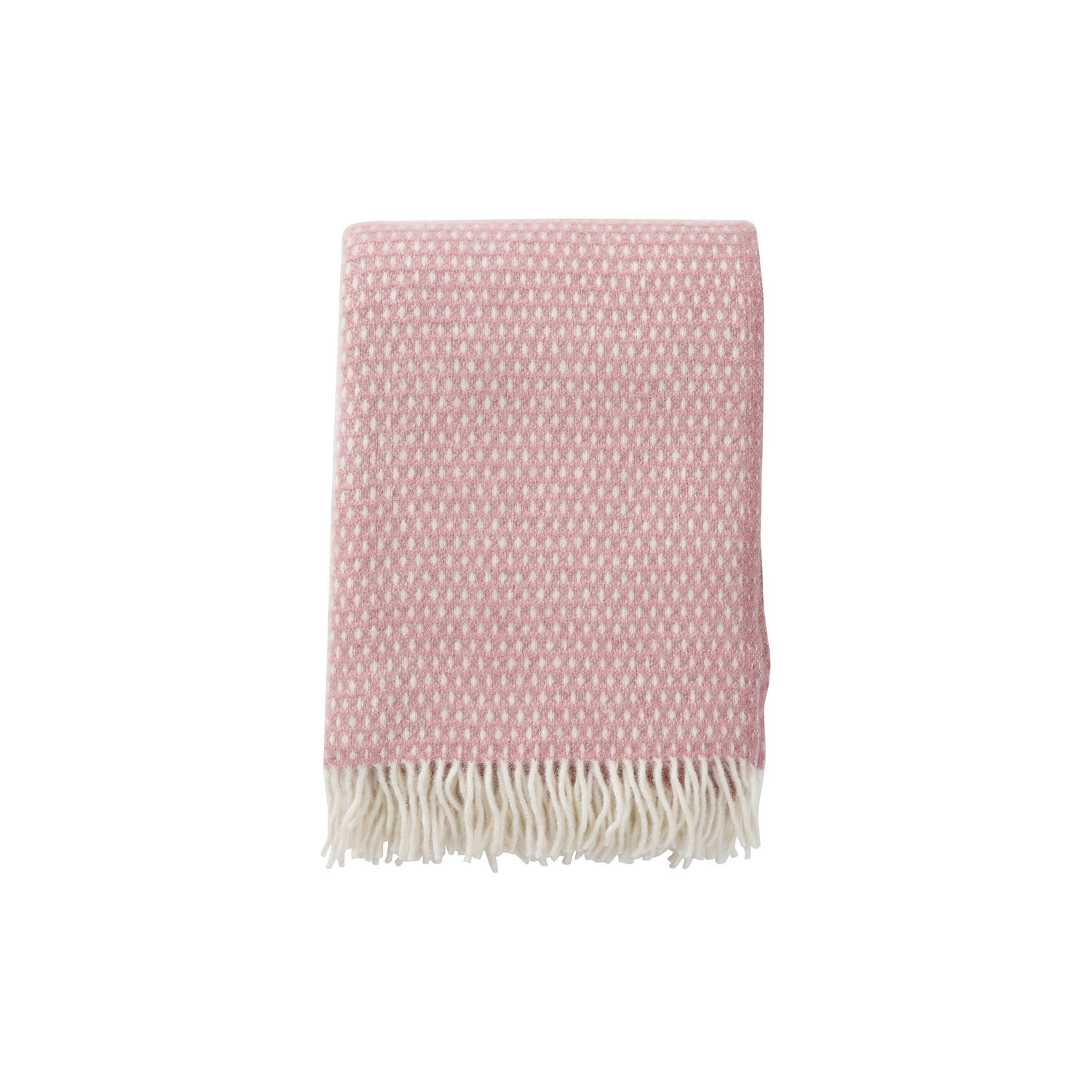 Knut Uld plaid, pink