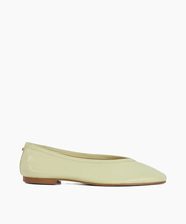 Hetta Green - Leather Ballet Flats