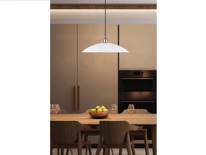 Lampa wisząca Dexter metalowa biała