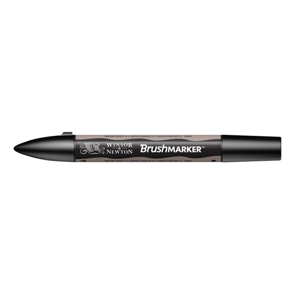 TUSJ PROMARKER WINSOR & NEWTON NR WG3 VARM GRÅ 3