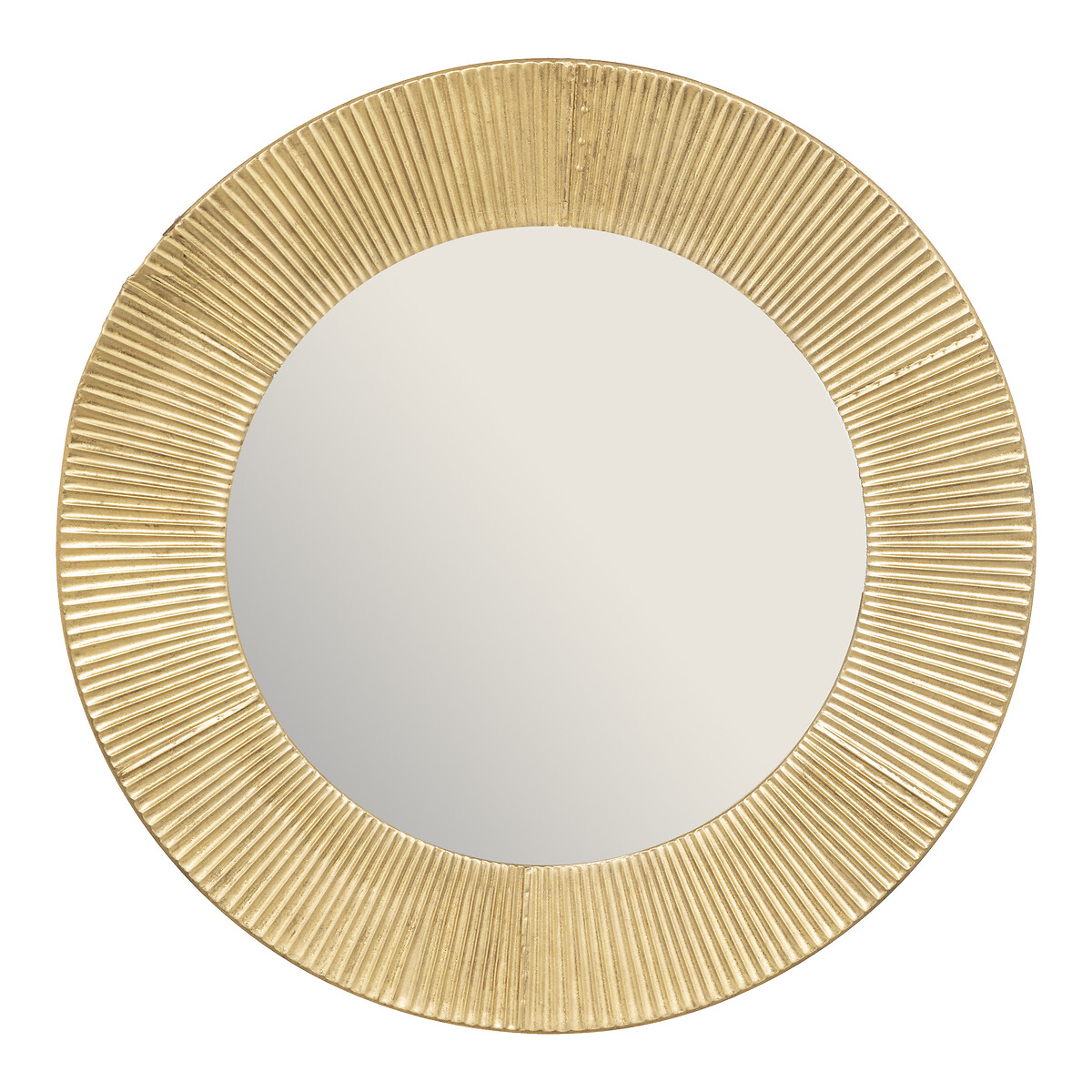 Mirror"Milda" Gold-plated metal, D.90 cm