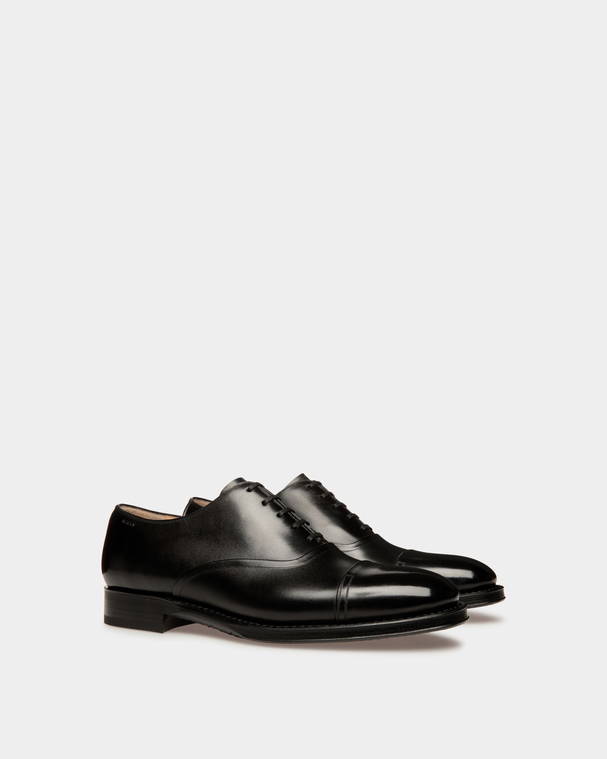 Scribe Un Oxford-Schuh Aus Leder In Schwarz