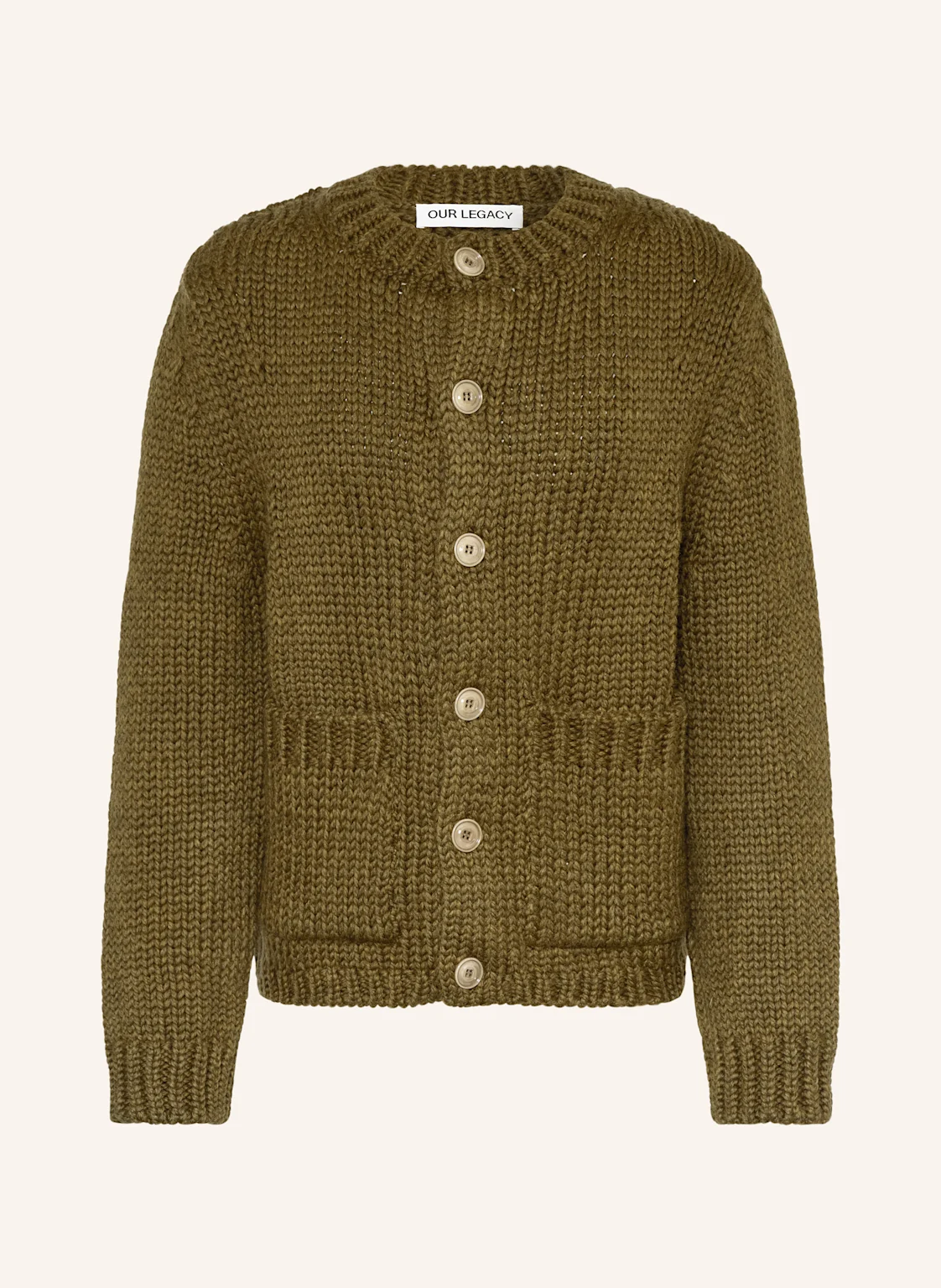 OUR LEGACY Strickjacke mit Alpaka