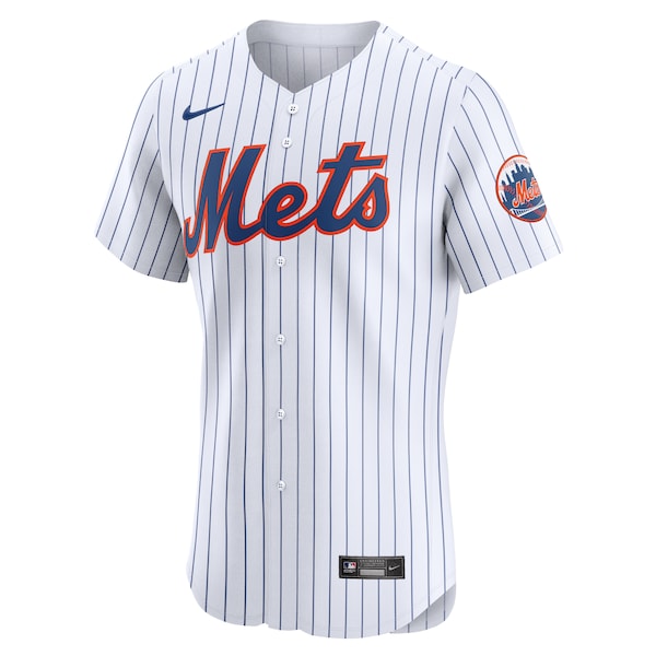 New York Mets Nike Home Elite Jersey - White