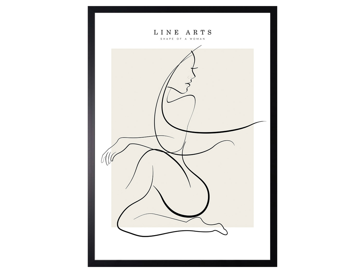 Obraz w ramie Woman Body Line No.1 53x73 cm