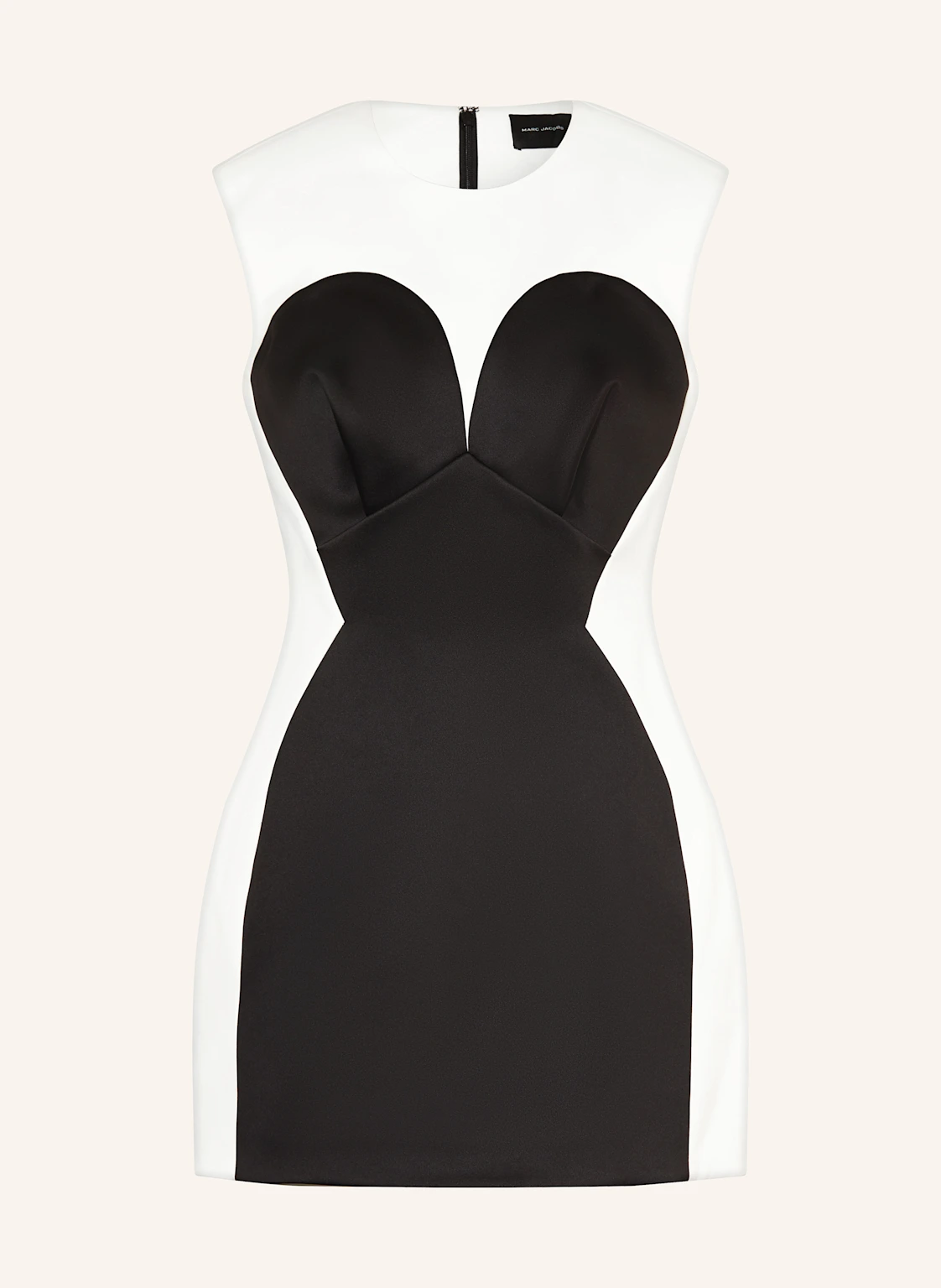 MARC JACOBS Satinkleid SEAMED UP SATIN