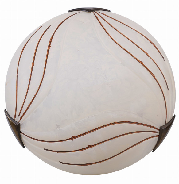 Plafonpatyna-biały okrągły 30cm AGA 1xE27x40W IP20 Candellux