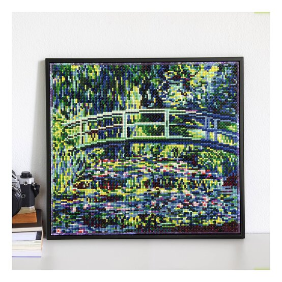 Diamond Dotz Waterlilies and Japanese Bridge?Kit 35cm x 32cm