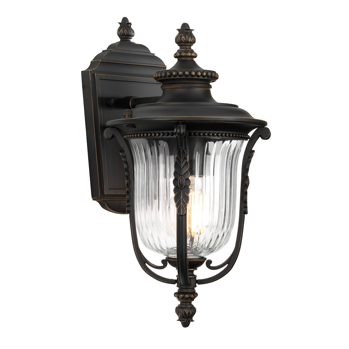 Kinkiet zewnętrznyciemny brąz Luverne 1xE27x60W IP44 Kichler