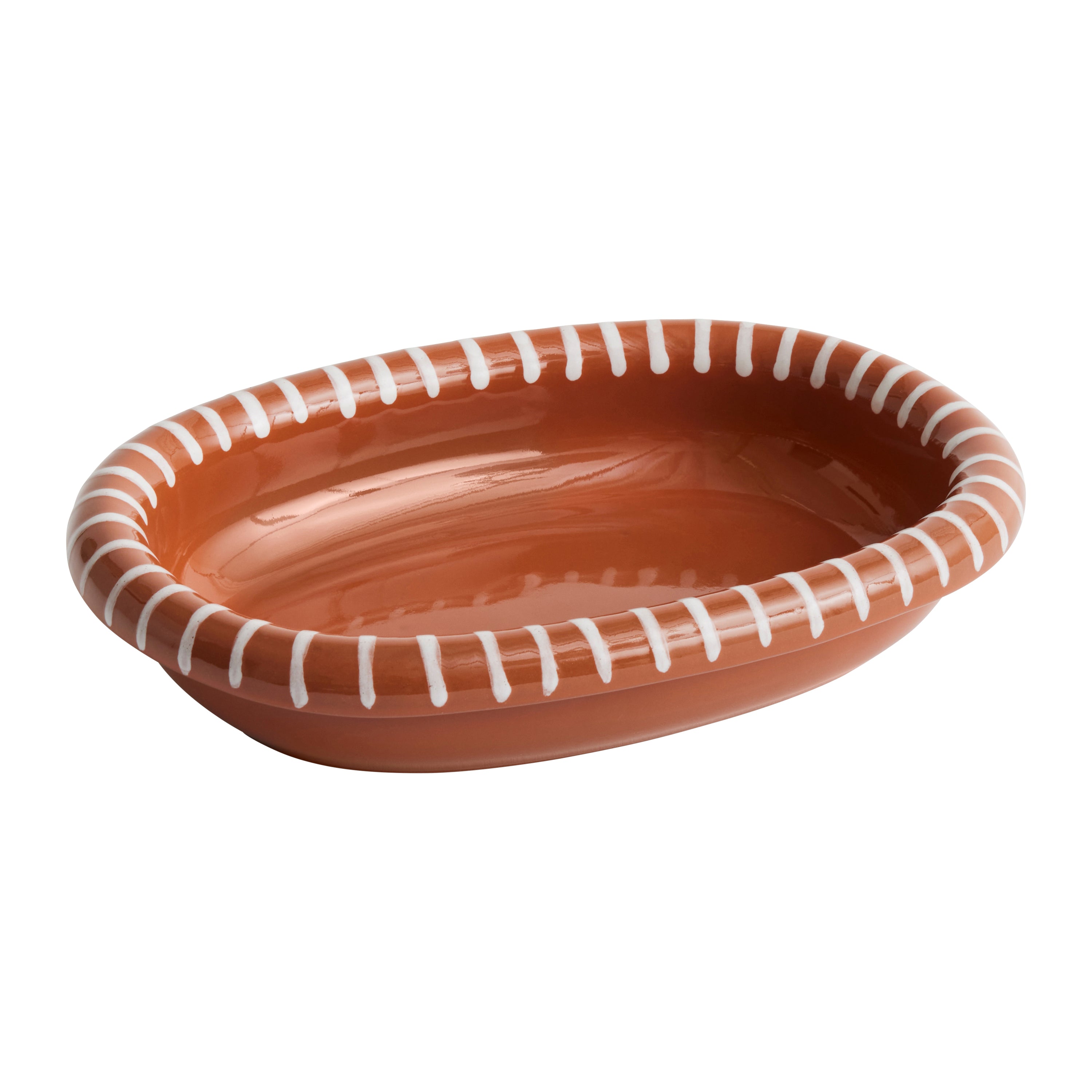 HAY Barro Ovale Schaal - Small - Naturel