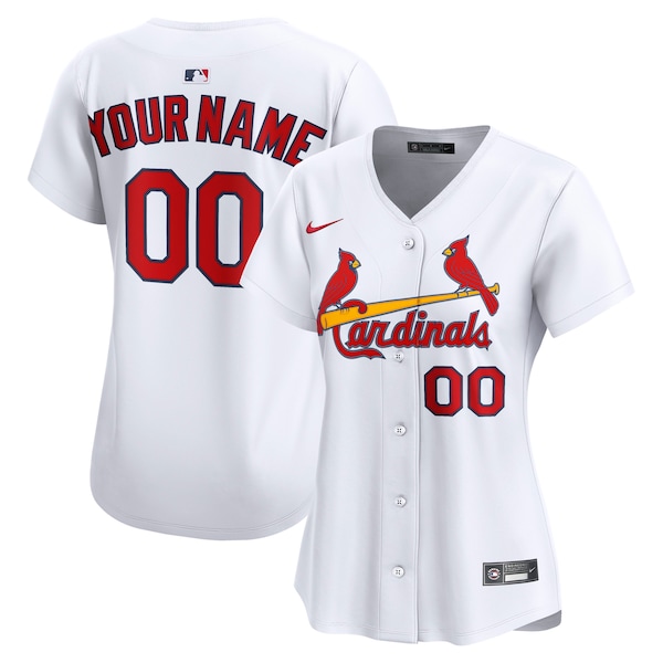 St. Louis Cardinals Nike Women's Home Limited Custom Jersey - White