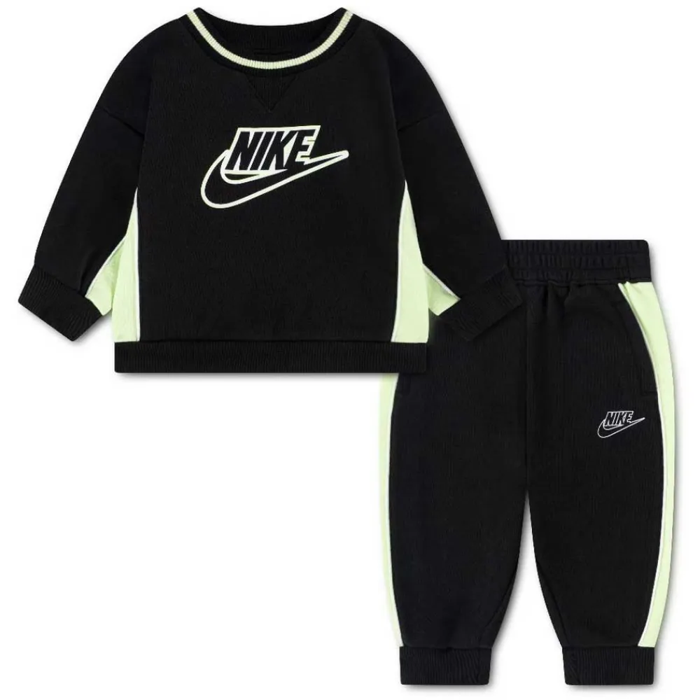 Nike Ft Blocked Crew long sleeve set