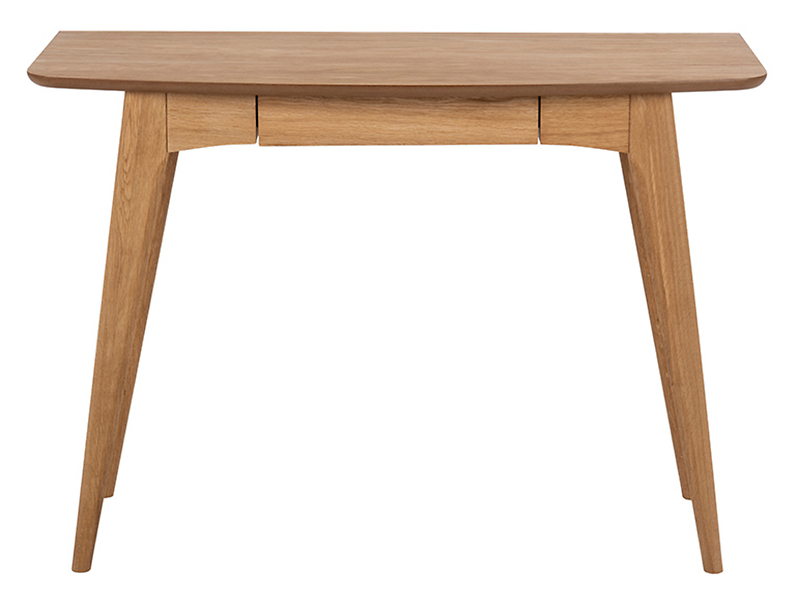 Biurko Woodstock 105 cm z szufladą dąb naturalny