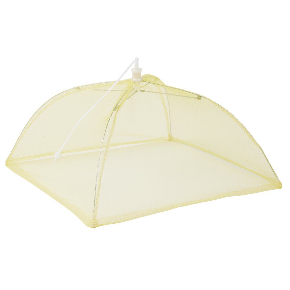 Cloche alimentaire pliable maille fine 32x32xH20cm (2 modèles jaune ou vert)