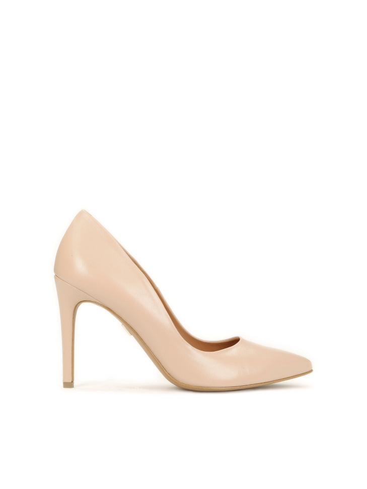 Ladies' beige pumps