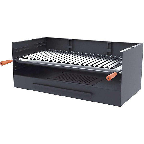 Barbecue bois et charbon FM BV-80 80cm à poser ou à encastrer