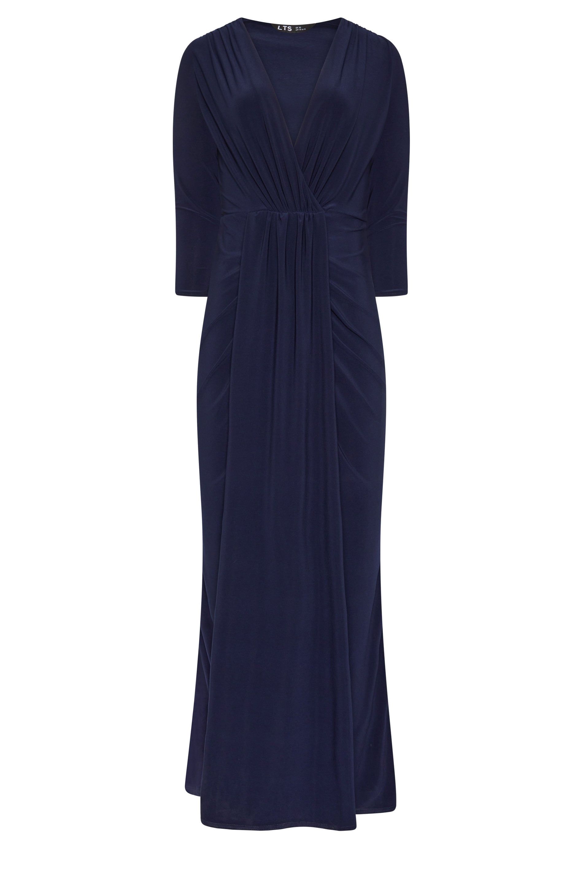 Long Tall Sally Tall Drape Wrap Maxi Dress