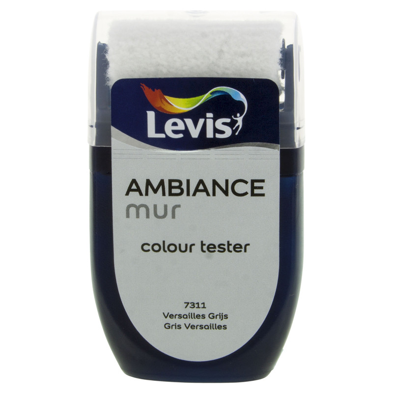 Testeur peinture pour murs Ambiance gris Versailles 0,03 L LEVIS