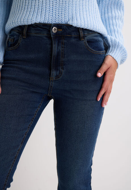 Womens Mid Blue Alexa Bootcut Jeans