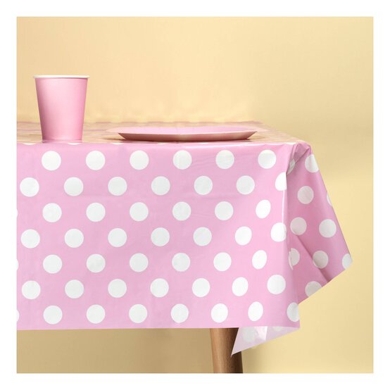 Lovely Pink Table Cover 1.4m x 2.7m
