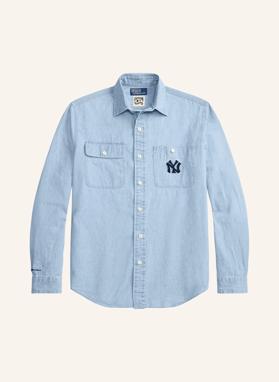 POLO RALPH LAUREN Hemd Comfort Fit in Jeansoptik