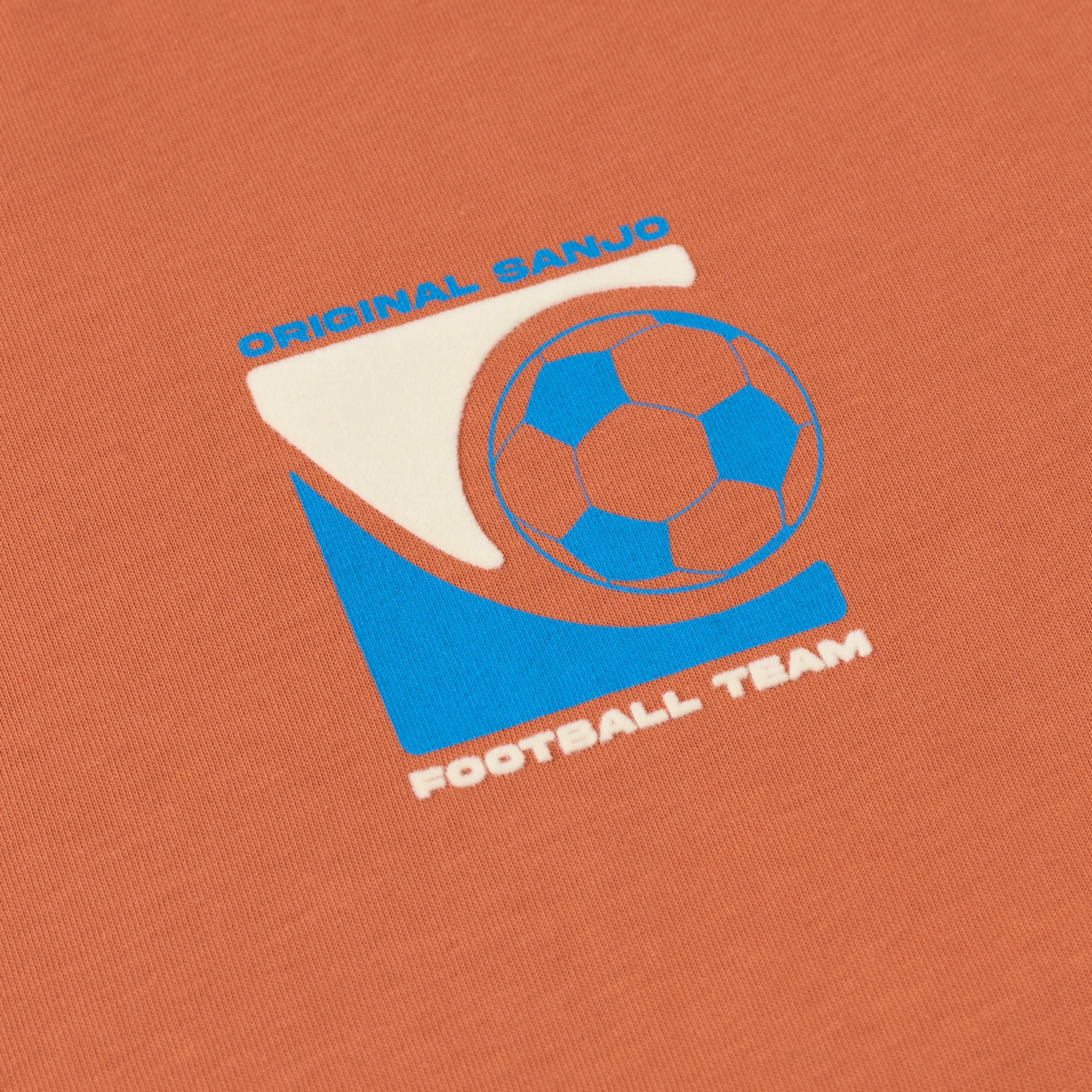 Sanjo Football T-shirt // Brick