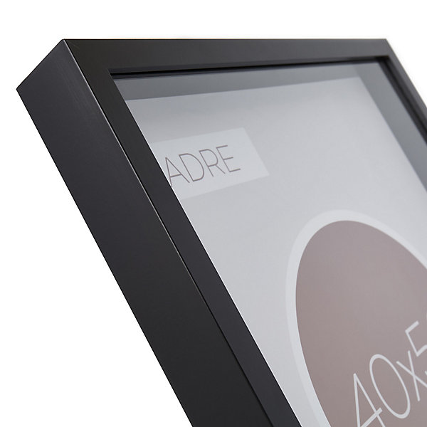 Cadre vitrine vide noir l.40 x H.50 cm