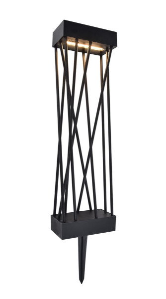 Lampa gruntowa solarna SPIDOczarny LED 1x10.5W 900lm IP54 Lutec