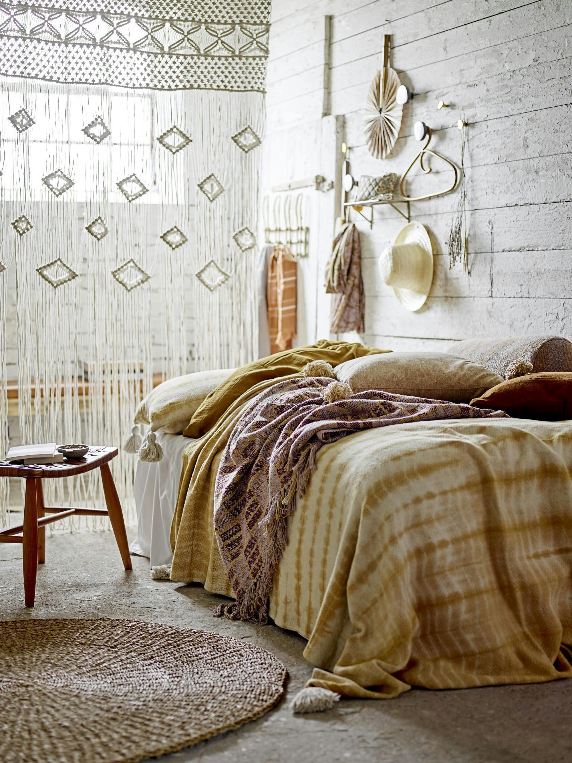 FERRI - Lot de 3 crochets en aluminium doré