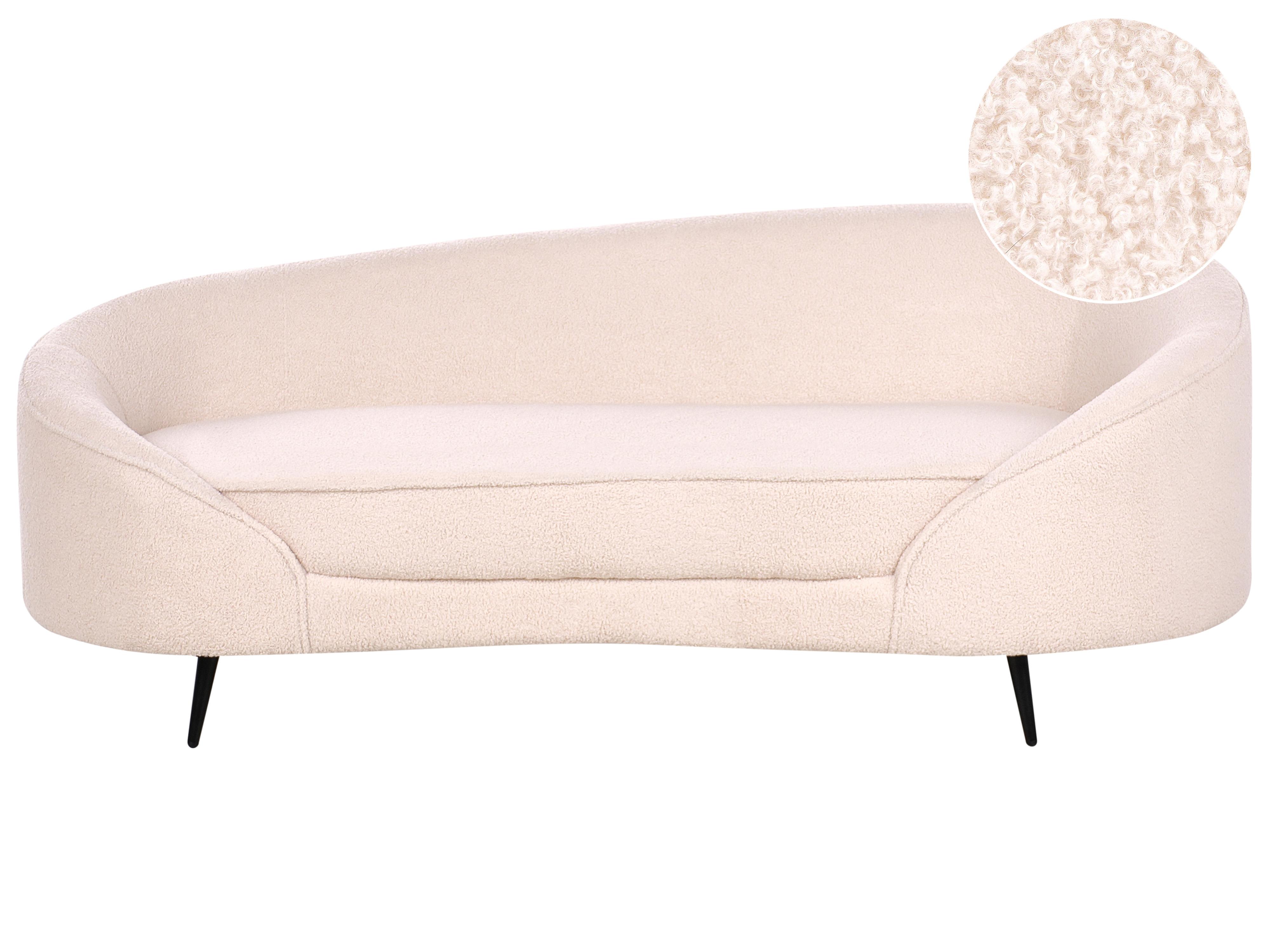 Sofa 2 Seater SAVAR Boucle Beige