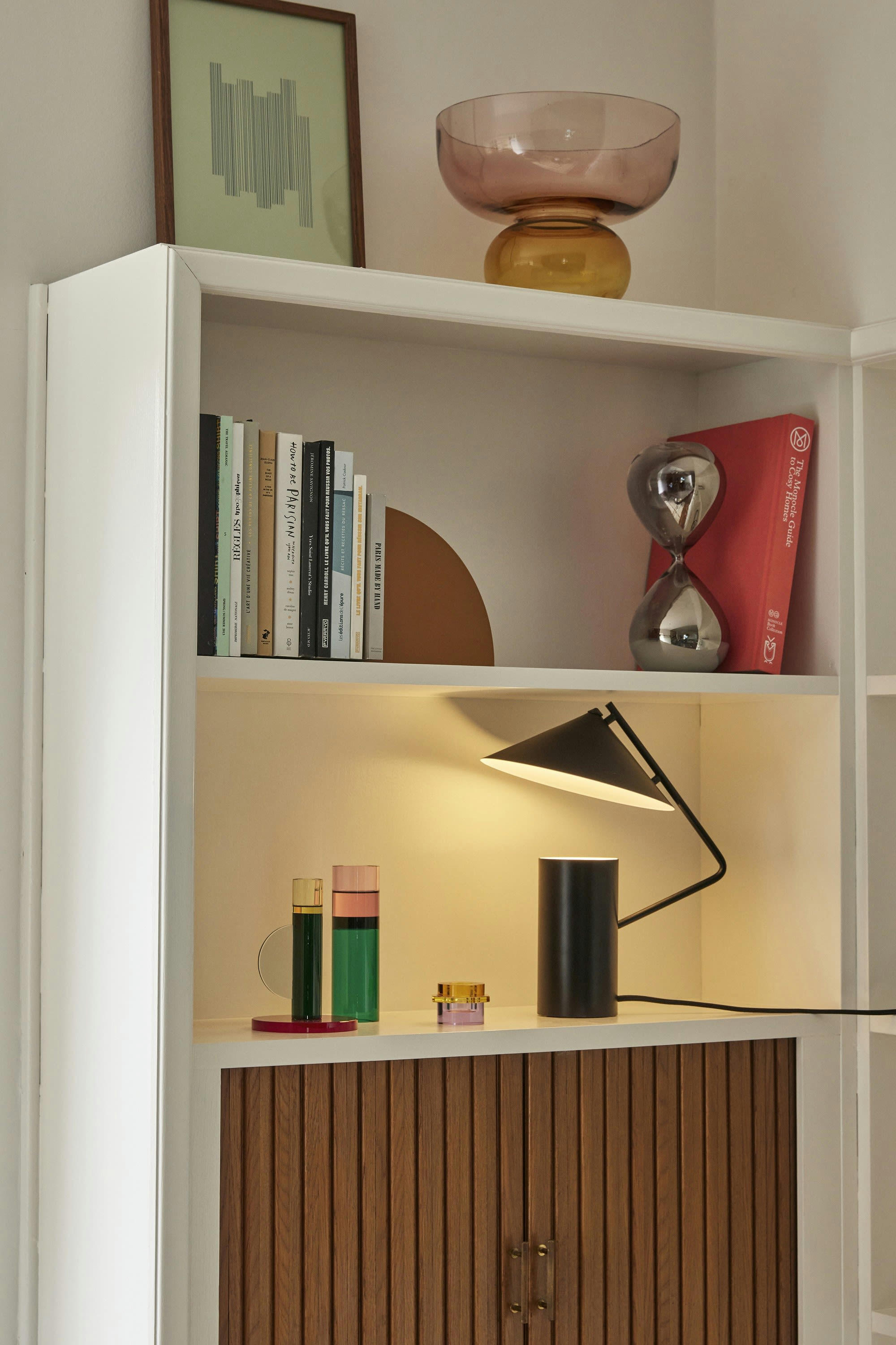 BUBBLE - Vase en verre multicolore H20cm