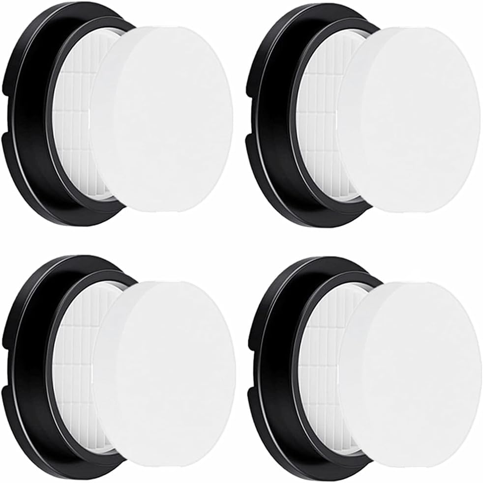 AWO 4 PACK Replacement Washable and Reusable Vacuum Filter Compatible with JELLYPIG X100 Cordless Stick Vacuum Cleaner