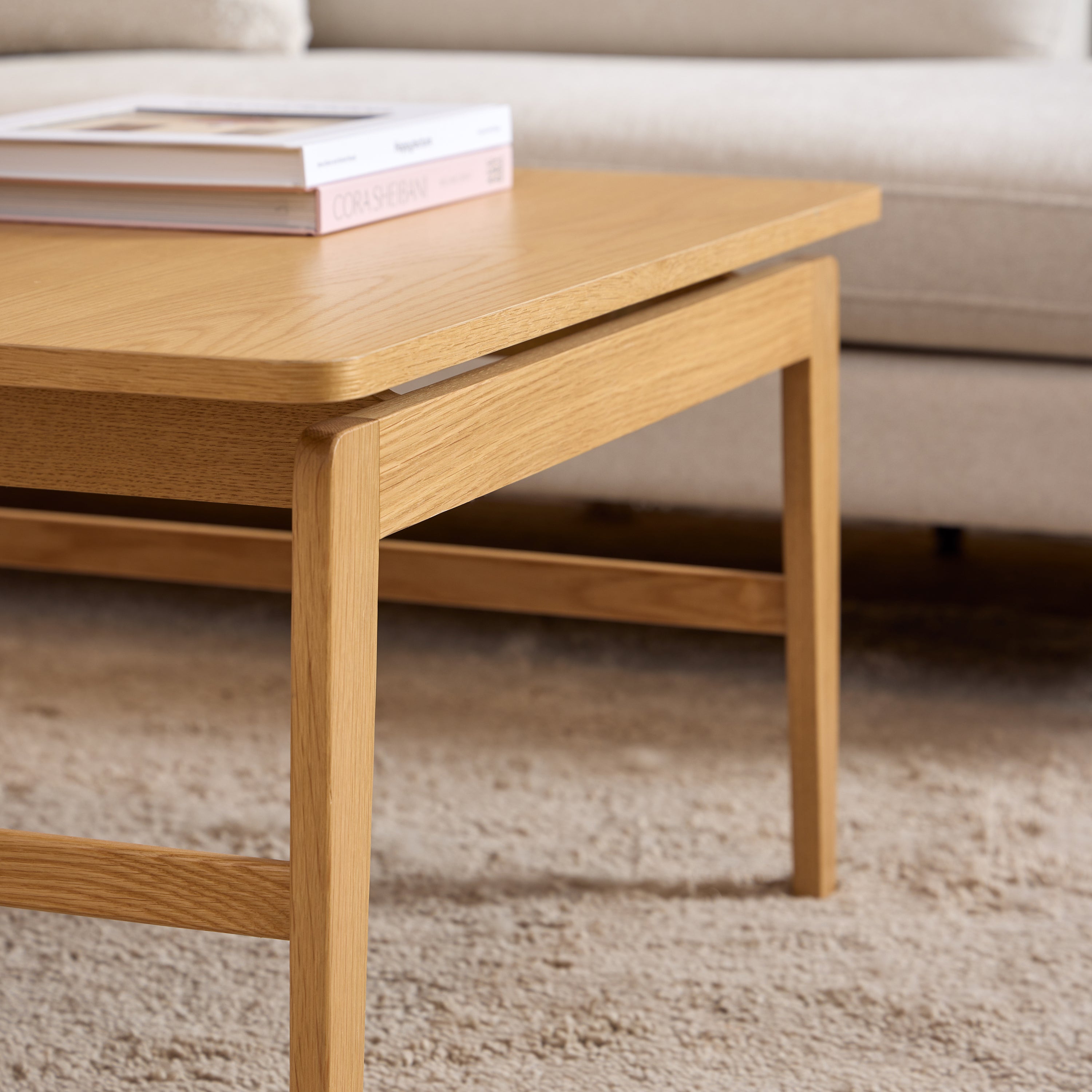 by fonQ Edda Salontafel - Vierkant - Eiken