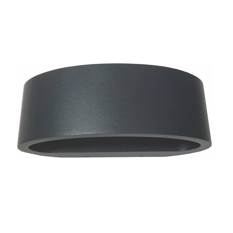 Artdelight wandlamp Sharp - led geïntegreerd - antraciet