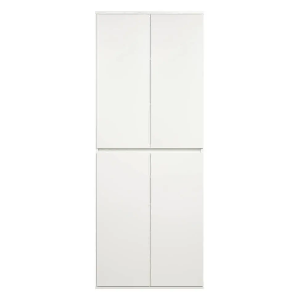 Hioshop Nevada kledingkast 4 deuren- wit