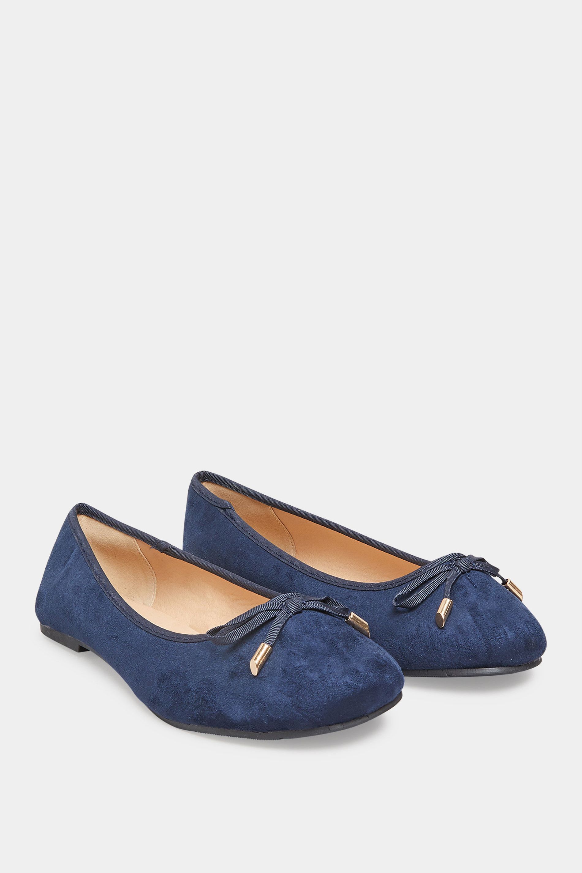 Yours Wide Fit & Extra Wide Fit Ballerina Pumps