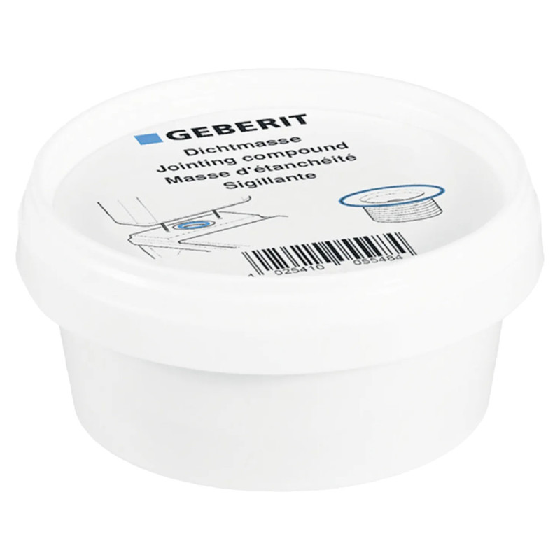 Mastic d'étanchéité Gebomastic blanc 0,25 kg GEBERIT